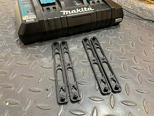 Stealthmounts Charger Mount For The Makita Double Charger (2 Pack) | Charger Holder For Makita 18V | Compatible With Dc18Rd | Ma