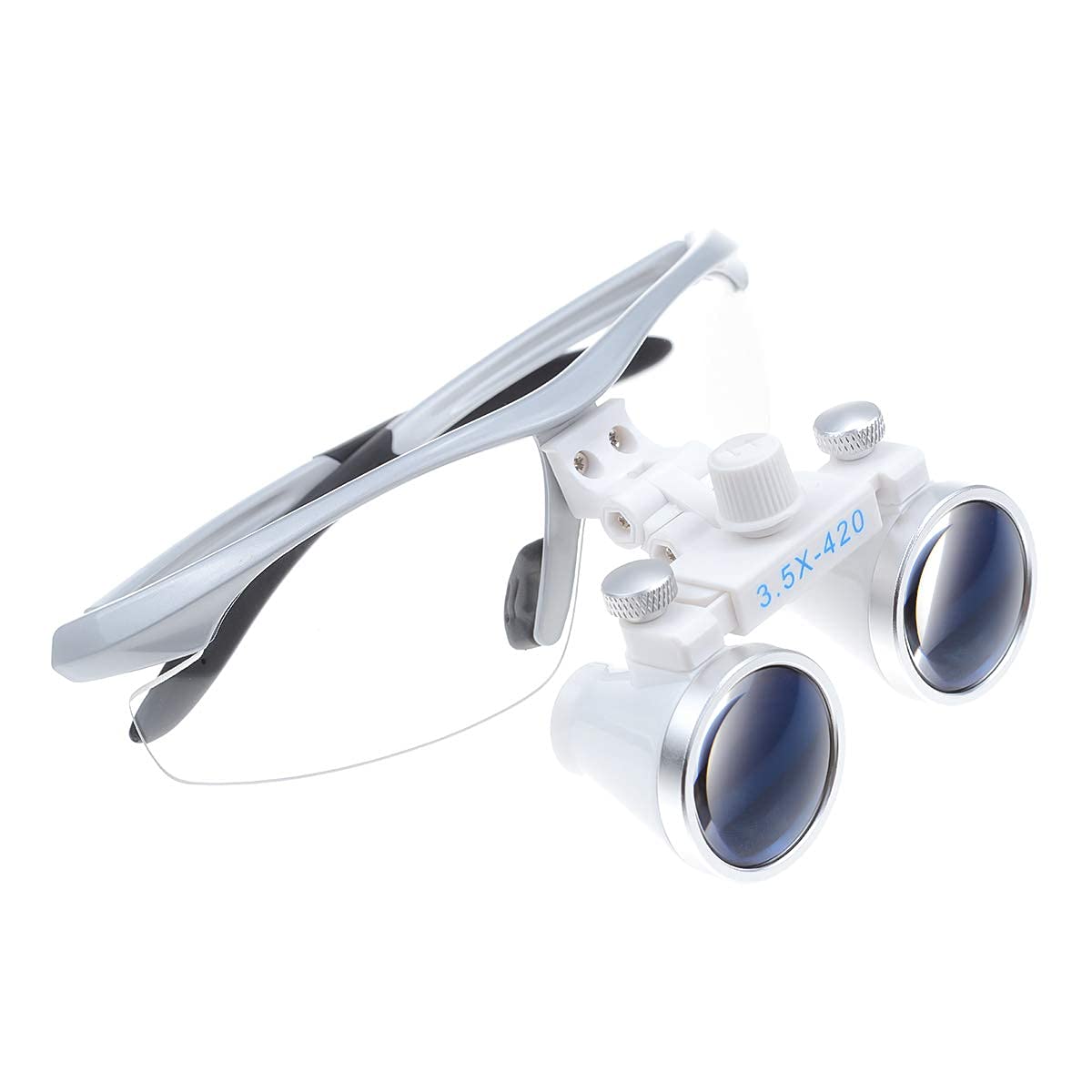 Dental Power 3.5X Binocular Loupes 420Mm Working Distance Glasses