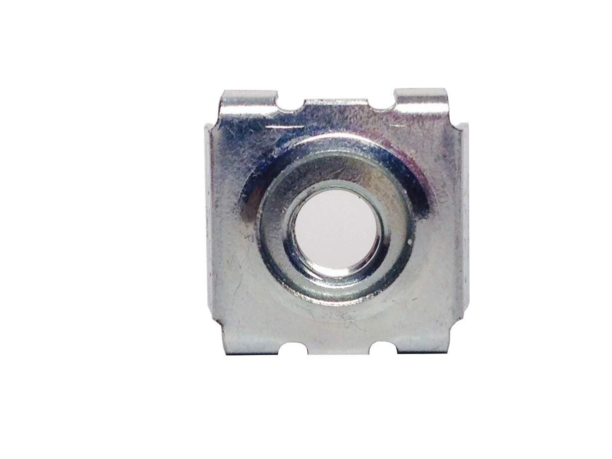 Rackgold 12 24 Snap In Zinc Cage Nuts 50 Pack   Usa Made