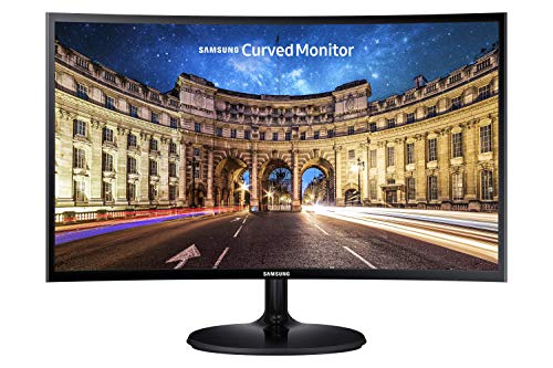 Samsung Cf390 Series 27 Inch Fhd 1920X1080 Curved Desktop Monitor For Business, Hdmi, Vga, Vesa Mountable, 3 Year Warranty, Taa 