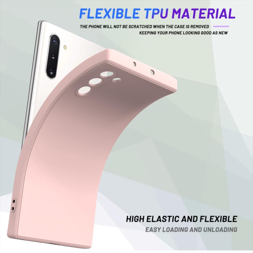 Wogroo For Samsung Galaxy Note 10 Case Pink, Scratch Resistant With Soft Touch, Slim Thin Phone Cover For Samsung Galaxy Note 10