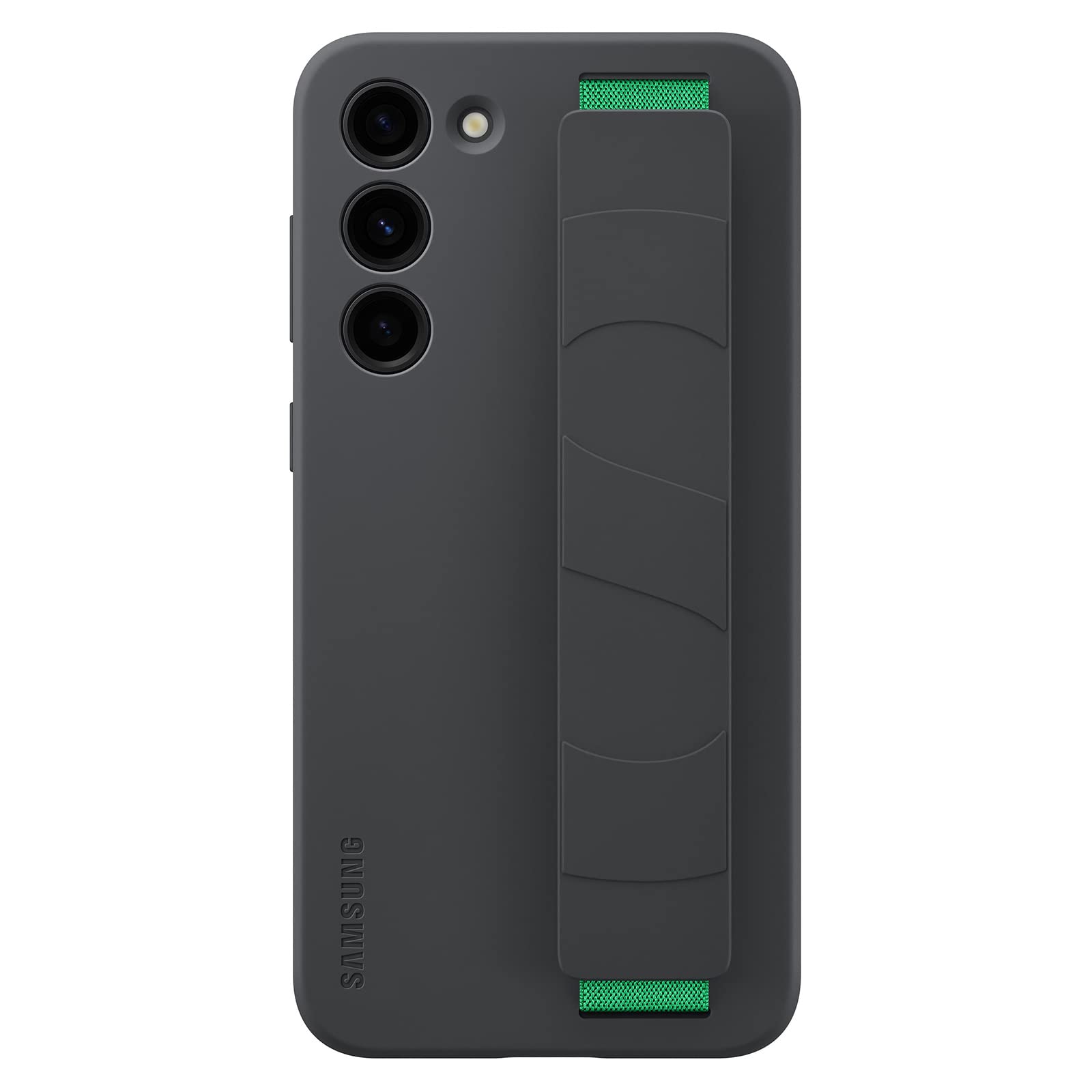 SAMSUNG Galaxy S23+ Plus Silicone Grip Phone Case, Protective Cover w/ Silky Smooth Texture, Detachable Strap, US Version, EF-GS