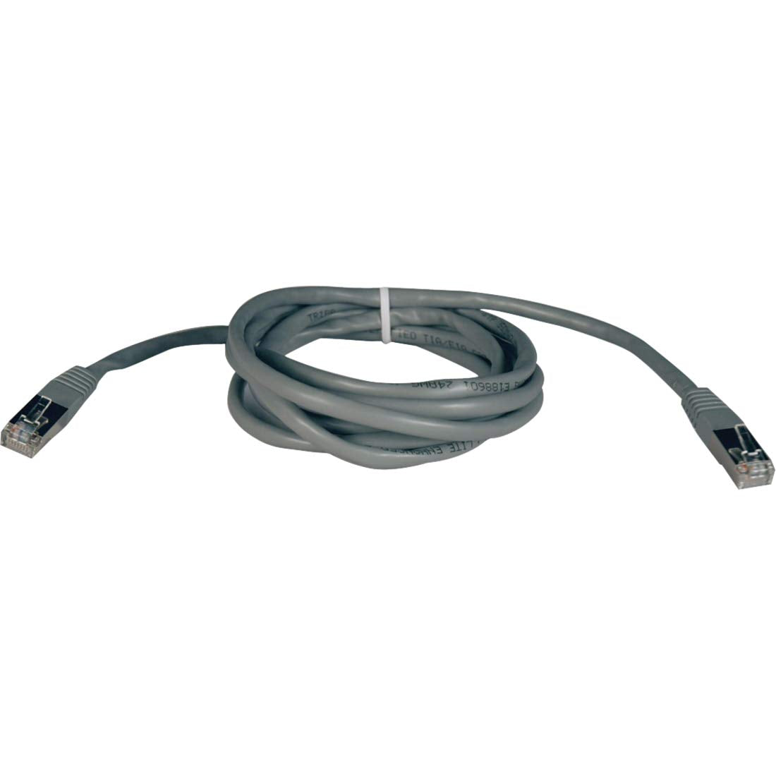 Tripp Lite Cat5e 350MHz Molded Shielded Patch Cable STP (RJ45 M/M), Gray, 25-ft.(N105-025-GY)