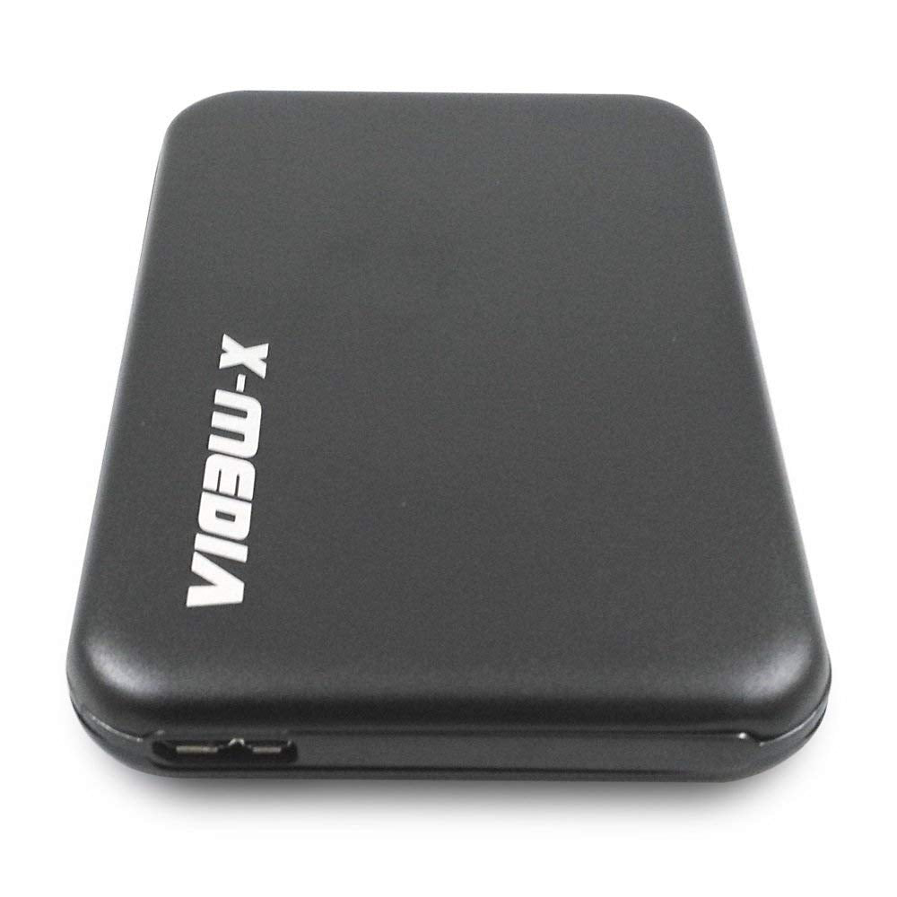 X Media 2.5 Inch Tool Free Usb 3.0 Sata Aluminum Hard Disk Drive Hdd External Enclosure Case [Xm En2251U3 Bk]