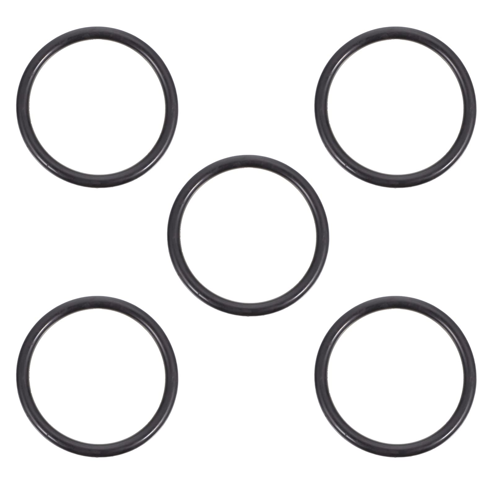 Artibetter 5Pcs Crystal Singing Bowl Silicone Rubber O  Ring Black O Ring Cushion Crystal Quartz Singing Bowls Base Support For 