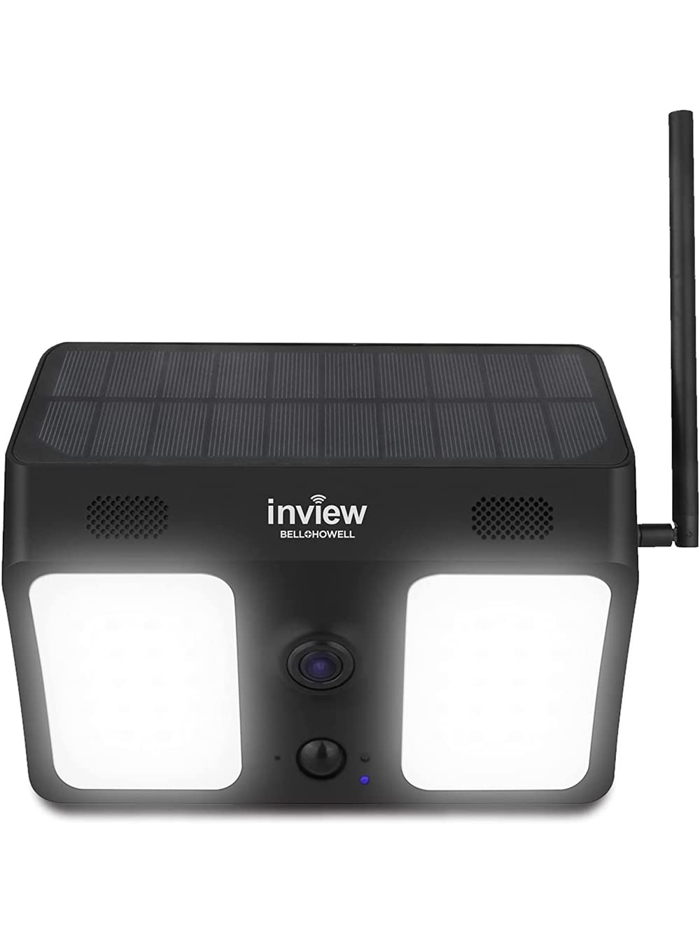 Bell + Howell Inview Bhslc1 1080P Outdoor Solar Floodlight Camera (Black)