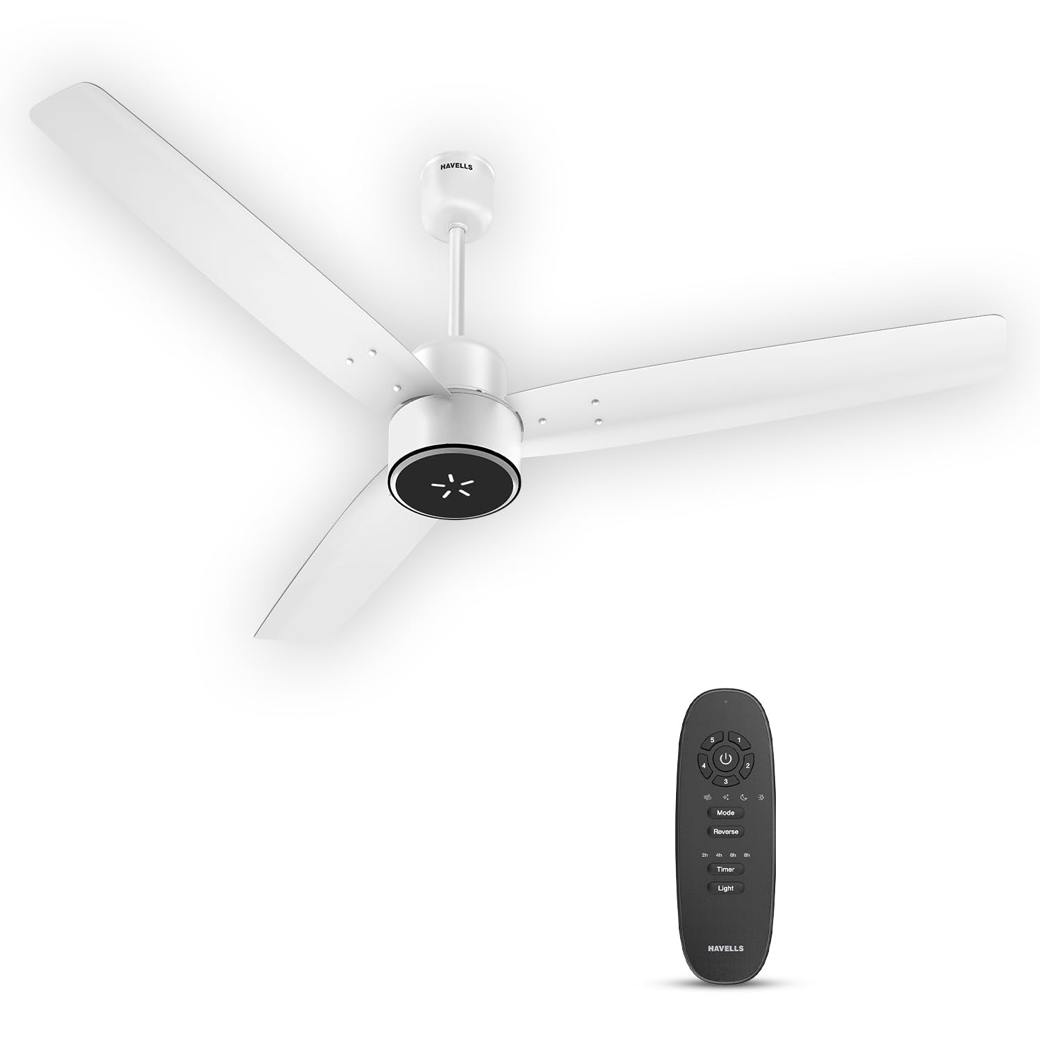 Havells Fab Bldc Uled Ceiling Fan 1200Mm, 5 Star, Led Speed Indicator, 380 Rpm, Up To 65% Savings, Reverse Rotation,4 Speed Mode