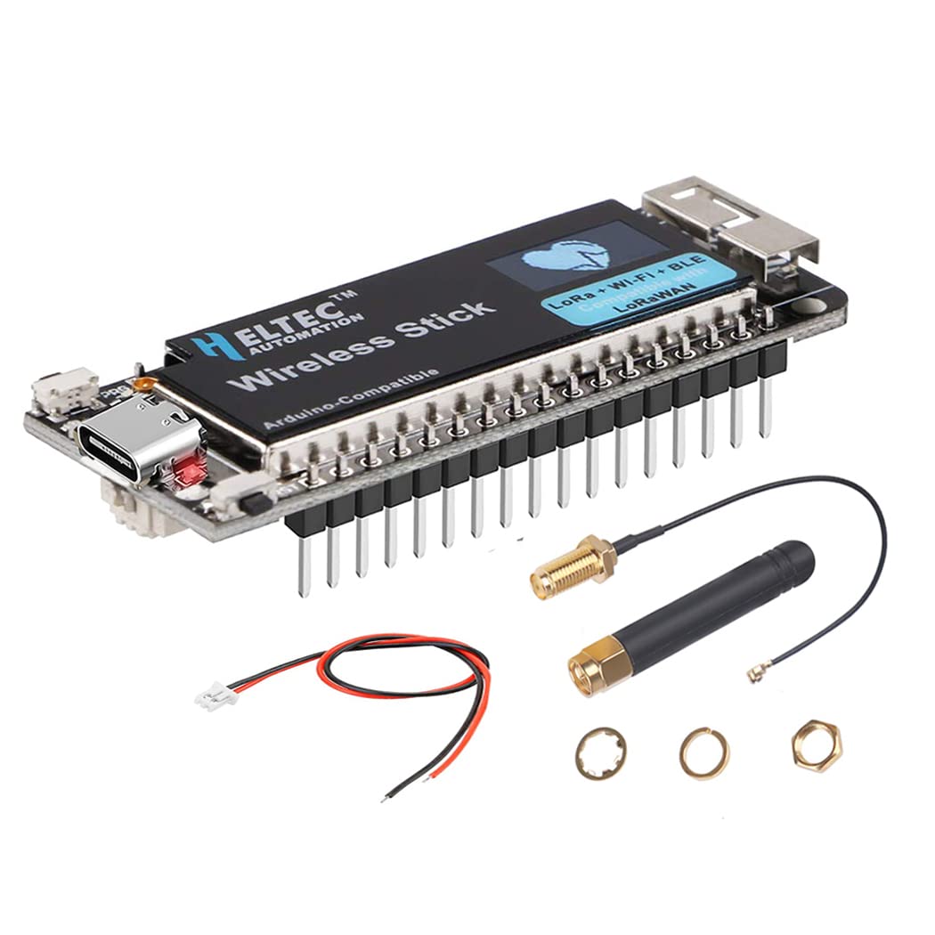 Hiletgo Esp32 Sx1262 Lora Kit 863 928Mhz Bluetooth 4.2+Wifi+Lora Lorawan Wireless Communication Development Board With 0.49'' Ol