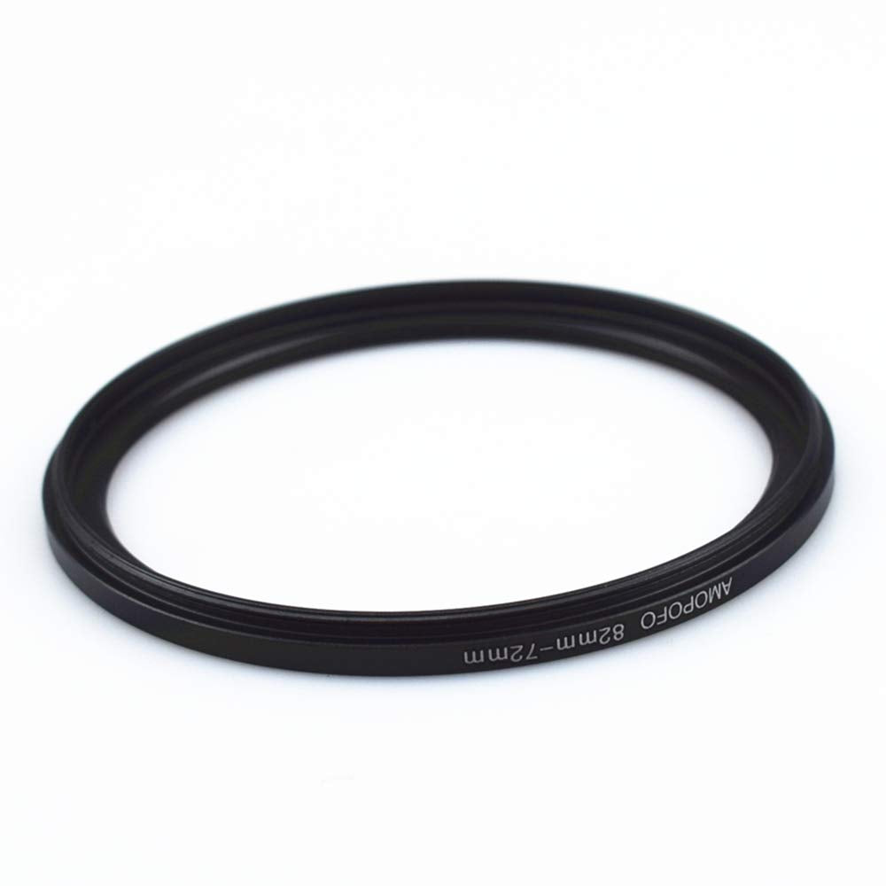 82Mm To 72Mm Step Down Rings Lens Filters Ring Compatible With Uv,Nd,Cpl,Made Of Cnc Machined Metal With Matte Black Electroplated Finish,All 82Mm Camera Lenses & 72Mm Accessories