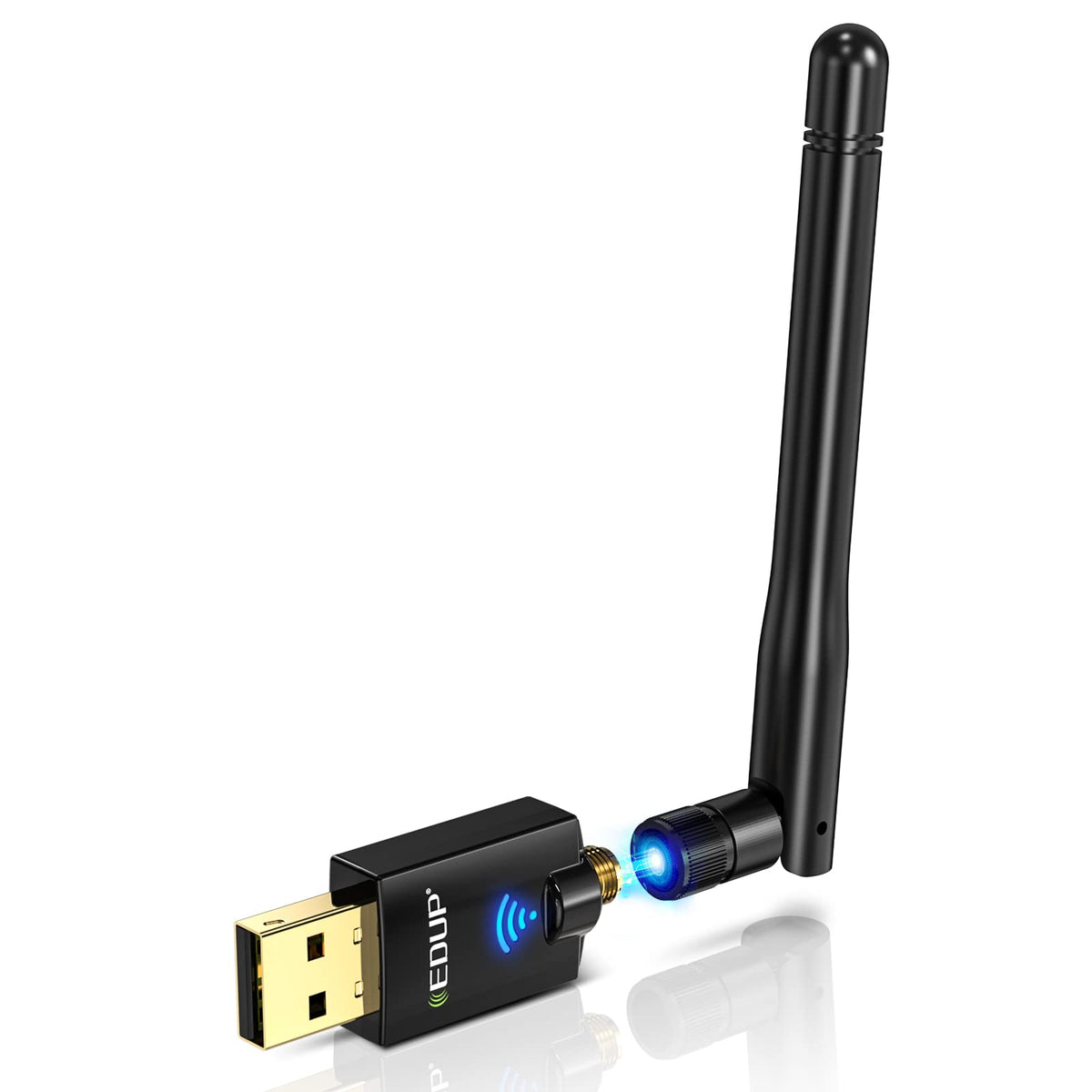 Edup Ac600M Usb Wifi Adapter For Pc, Wireless Usb Network Adapters Dual Band 2.4G/5.8Ghz Wi-Fi Dongle Antenna For Laptop Desktop