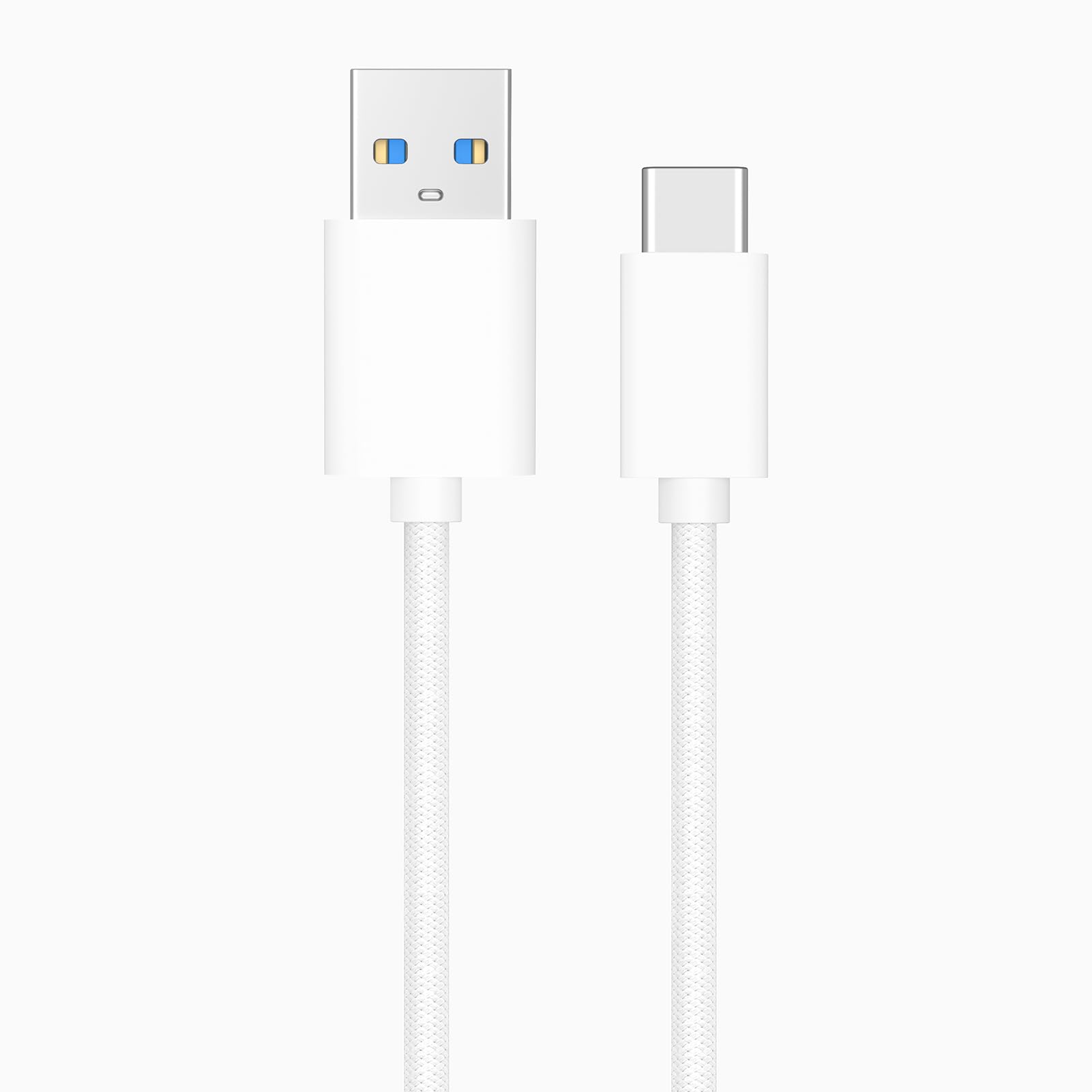 Car Carplay Woven Cable For Iphone 15 6.6 Ft Usb A To Usb C 3.2 Gen 2 Carplay Adapter Cord Wire For Iphone 15,15 Plus,15 Pro/Pro