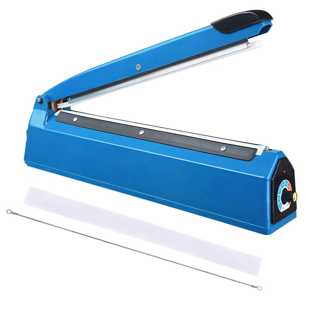 Mejorchoy 8 Inch Impulse Sealer Handheld Bag Heat Sealing Packaging Machine For Home Resturant Food Storage Heat Seal Closer
