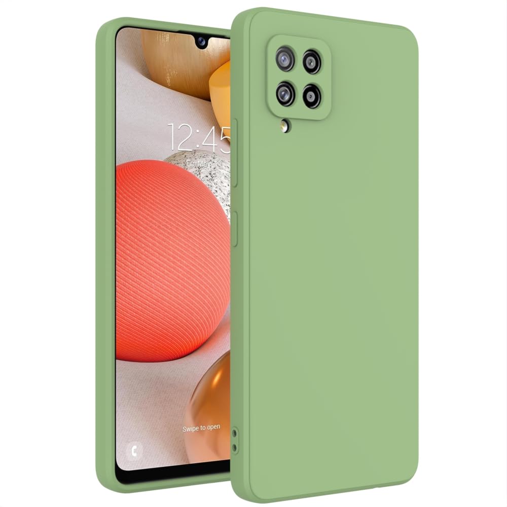Wogroo For Samsung Galaxy A42 Case Green, Scratch Resistant With Soft Touch, Slim Thin Phone Cover For Samsung Galaxy A42
