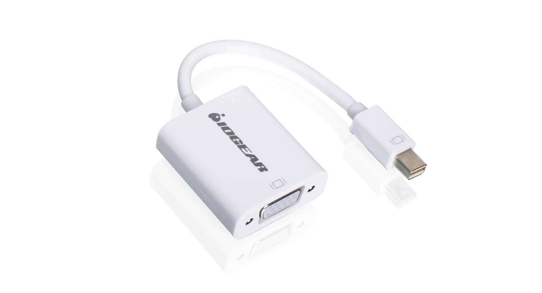 Iogear Mini Displayport To Vga Adapter Cable, White, Gmdpvgaw6