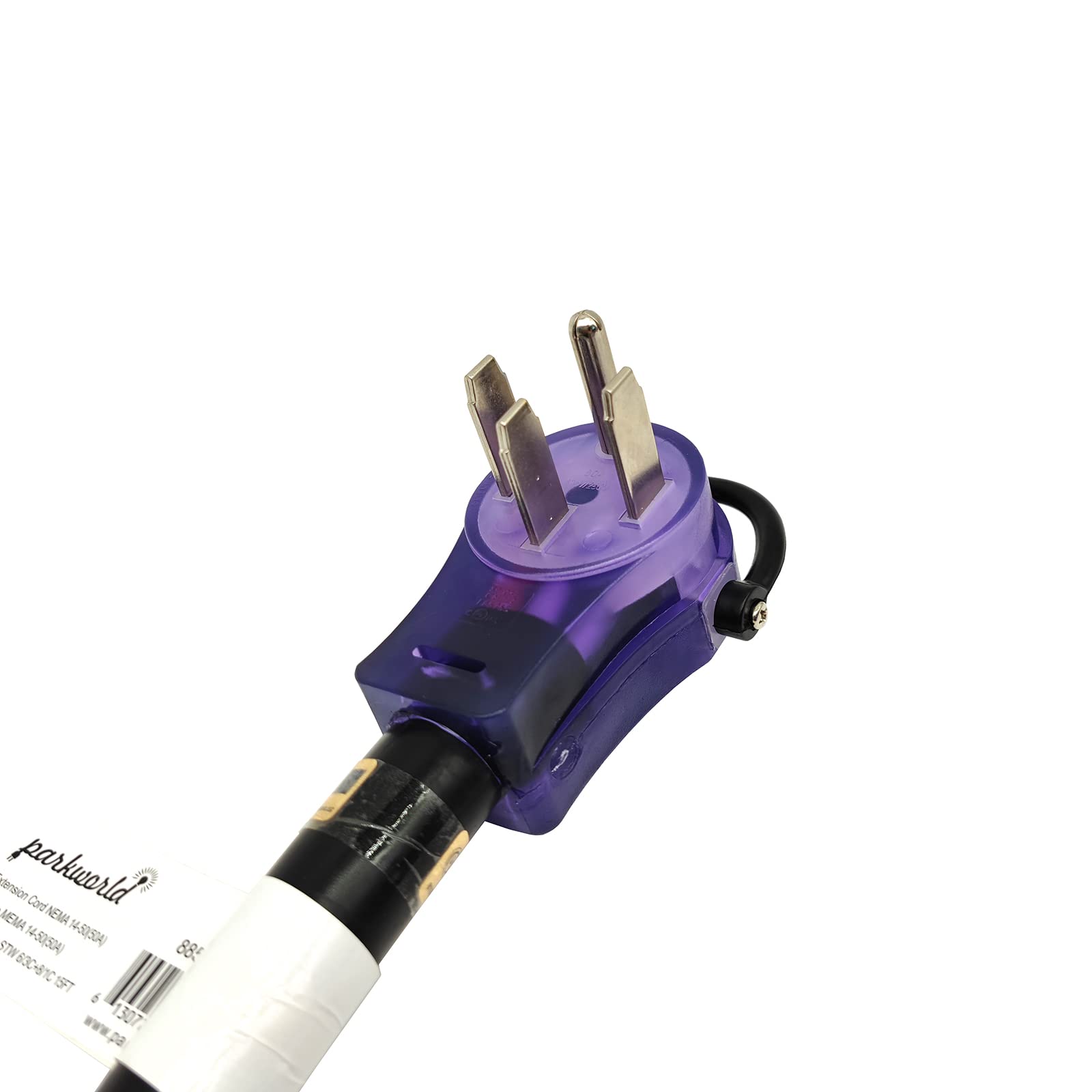 Parkworld Ev/Rv 50A Extension Cord, Nema 14 50 Extension Cord, Nema 14 50P To 14 50R 50Amp 4Prong (15Ft)