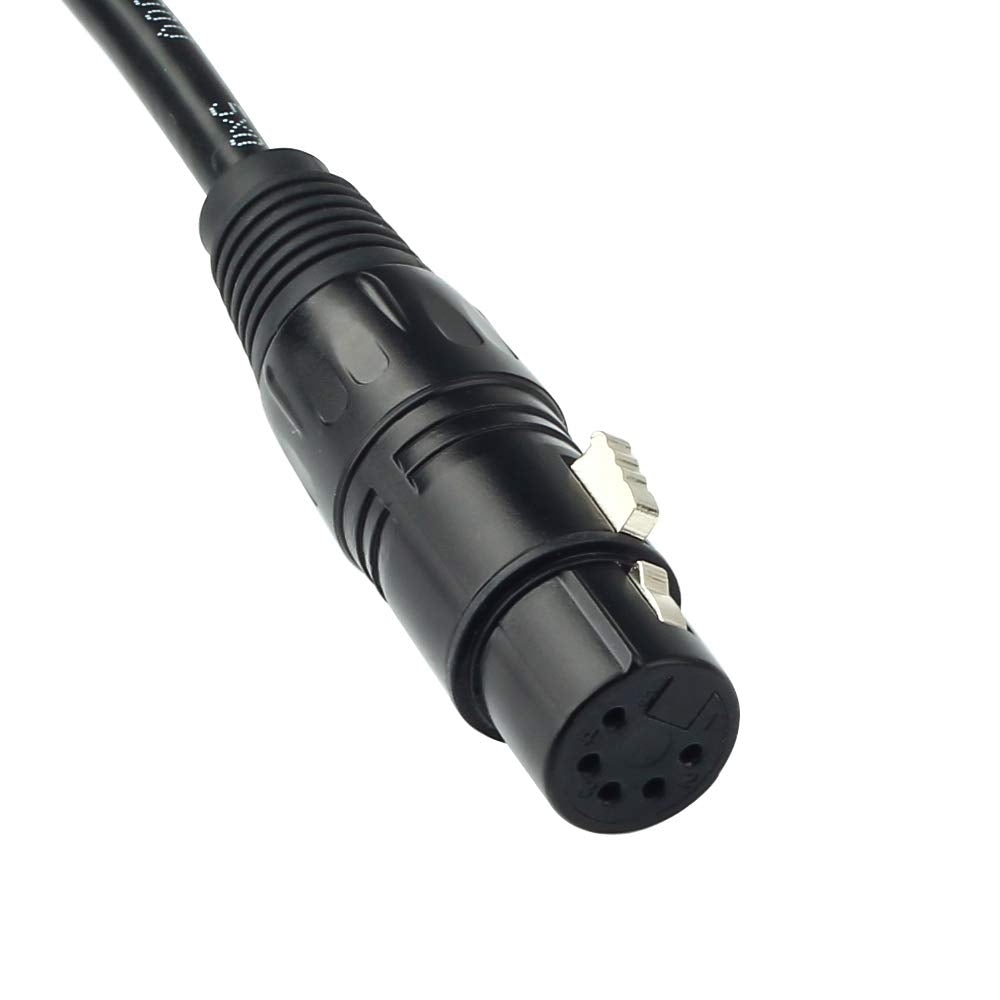 Siyear Dmx 512 Xlr 5 Pin Male To Xlr 5 Pin Female Dmx Lighting Cable(10 Feet/3M)