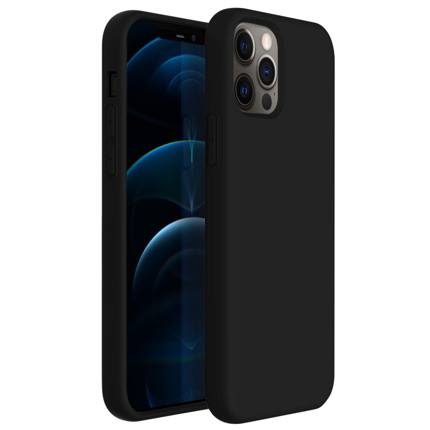 Zuslab Nano Silicone Compatible With Iphone 12/ Iphone 12 Pro Case Liquid Silicone Rubber Shockproof Soft Full Protection Case  