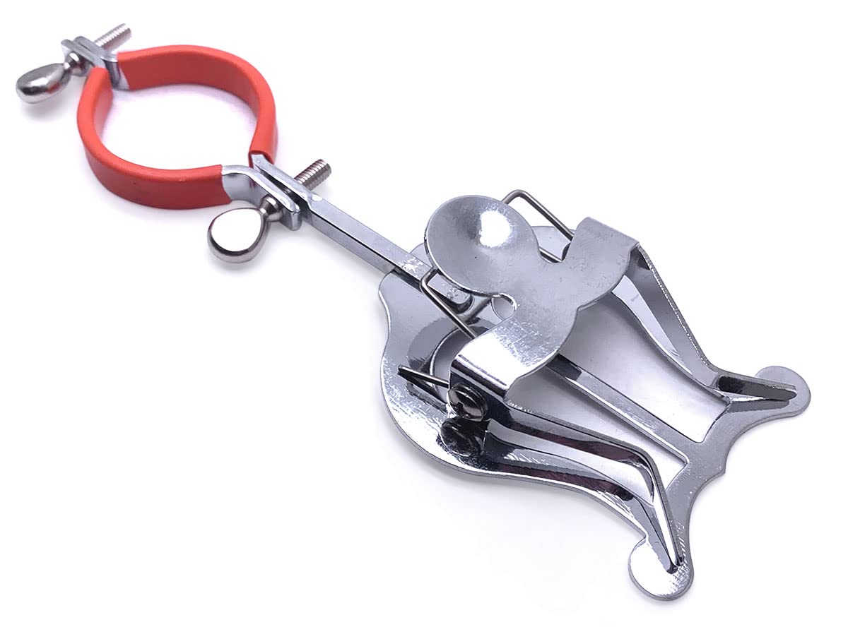 Tuoren Clarinet Marching Lyre Metal Plating Clamp On Music Clip For Clarinet Part 6.1 X 2.08 Inch