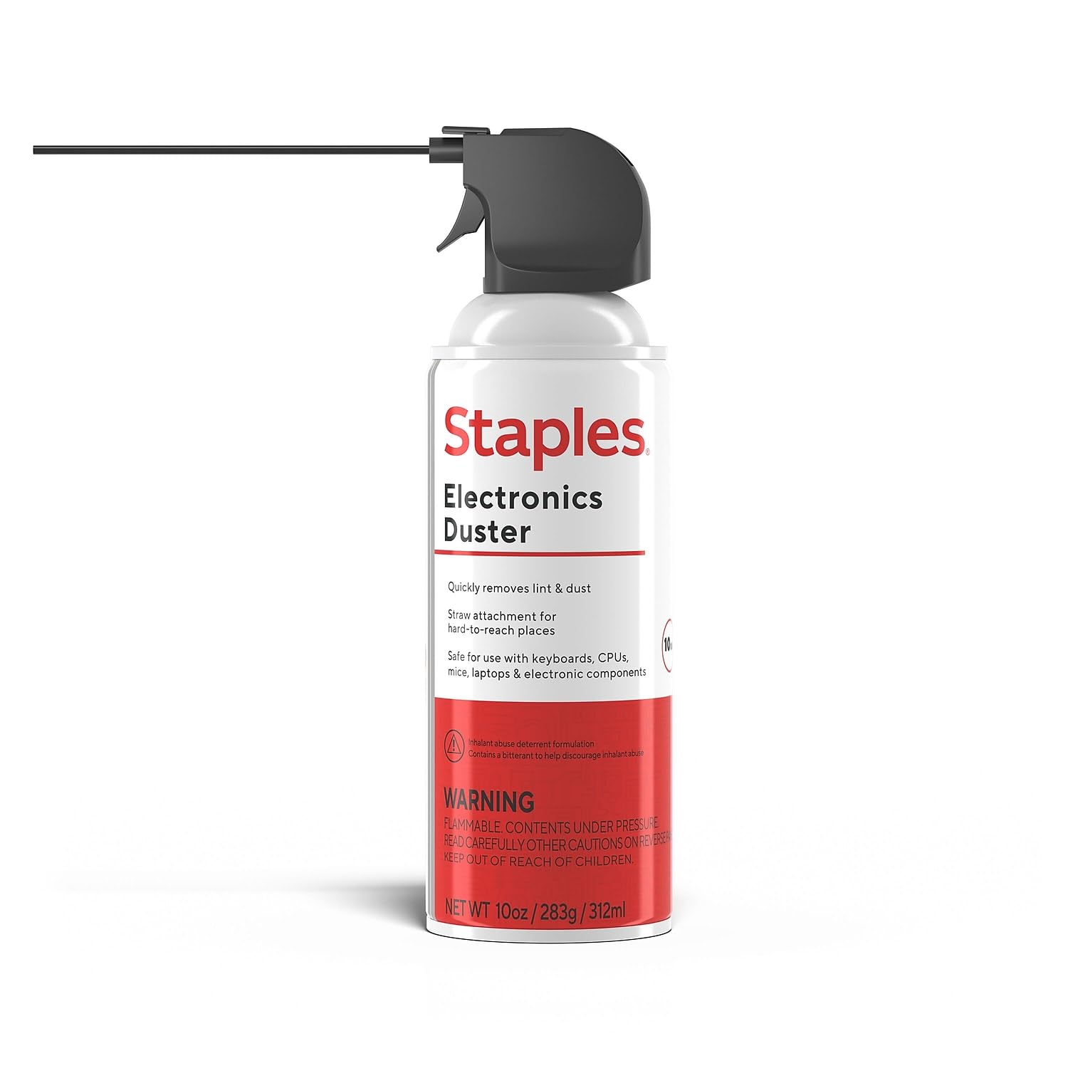 Staples Electronics Air Duster, 10 Oz., 4/Pack (Spl10Enfr-4)