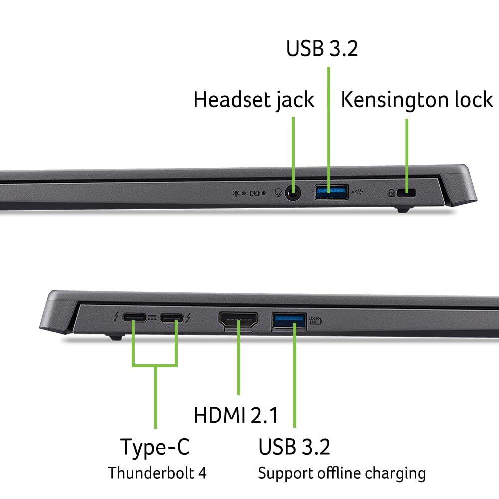 Acer Aspire 16 Ai Ready Laptop | 16'' Wuxga 1920 X 1200 Ips Display | Intel Core Ultra 7 Processor 155U | Intel Graphics | 32Gb