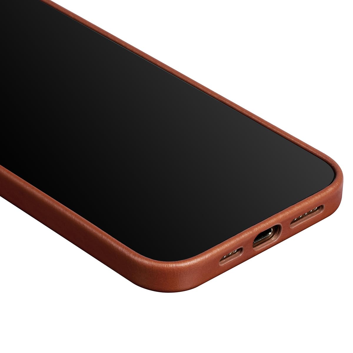 Docco Jette Designed For Iphone 14 Pro Leather Case Compatible With Magsafe, Genuine Crazy Horse Leather Case For Iphone 14 Pro,