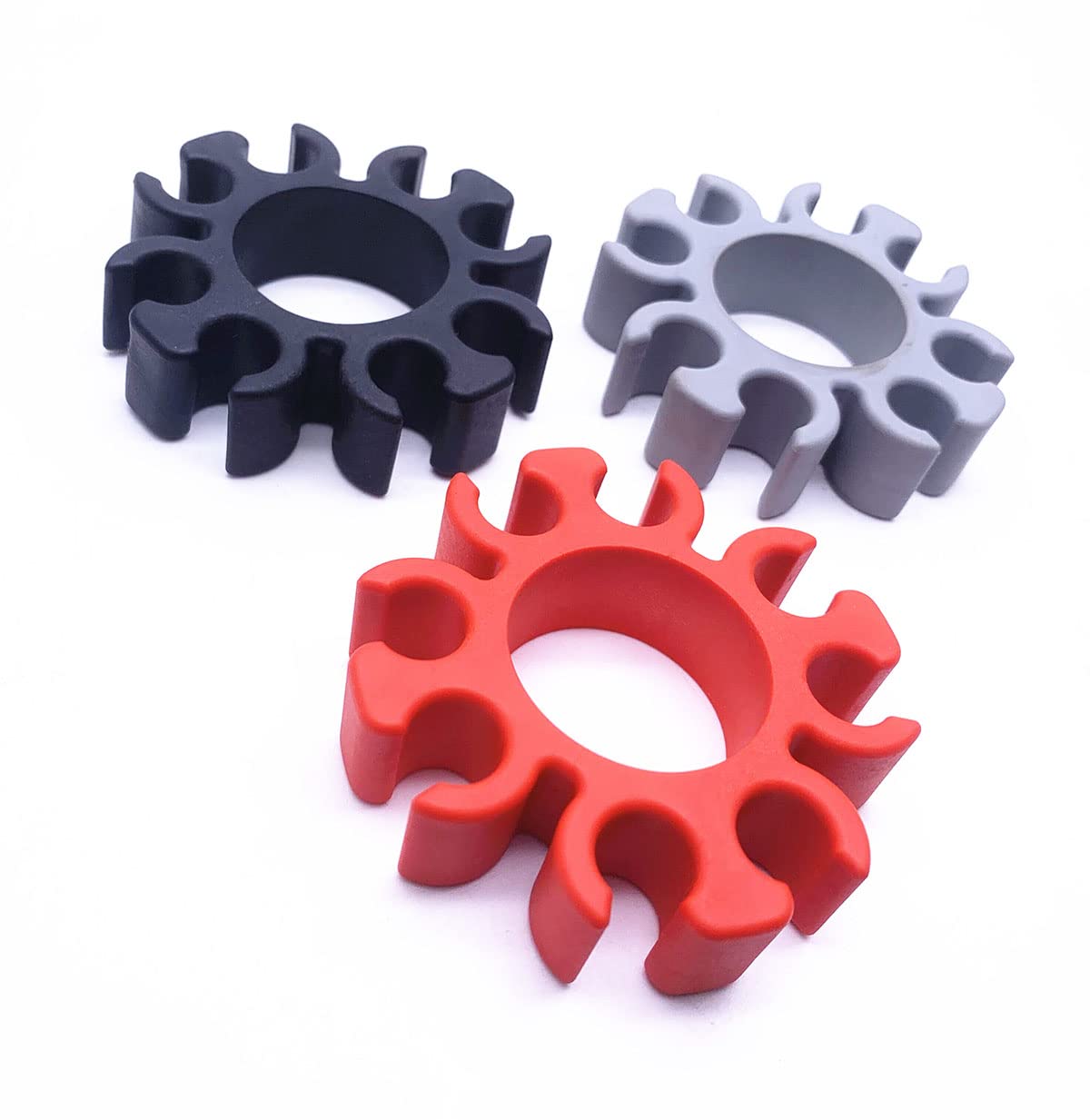 Jiayouy Silicone E Drum Stick Holder Clip Holds Up To 4 Pairs Drumsticks Holder Display Stand Drumstick Accessories (Black)