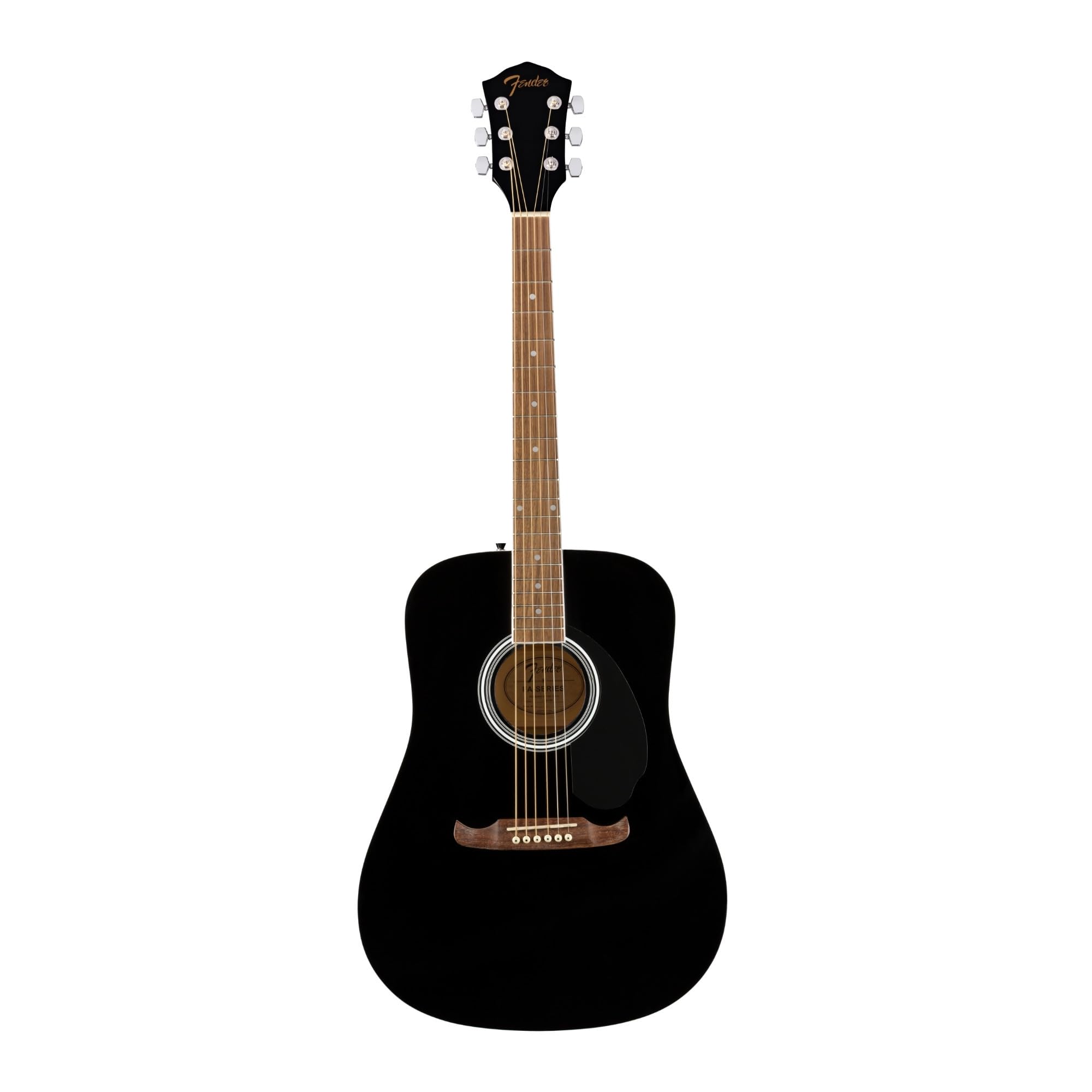 Fender FA-125 Dreadnought Acoustic Guitar, with 2-Year Warranty, Black, with Gig Bag