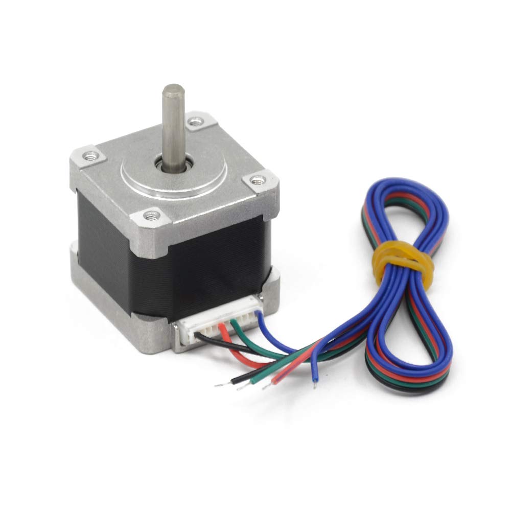 Iverntech Nema 14 Stepper Motor 35Mm Body 1.8  1A 2 Phase 4 Lead With 50Cm Cable For 3D Printer, Cnc Machine And Robotics