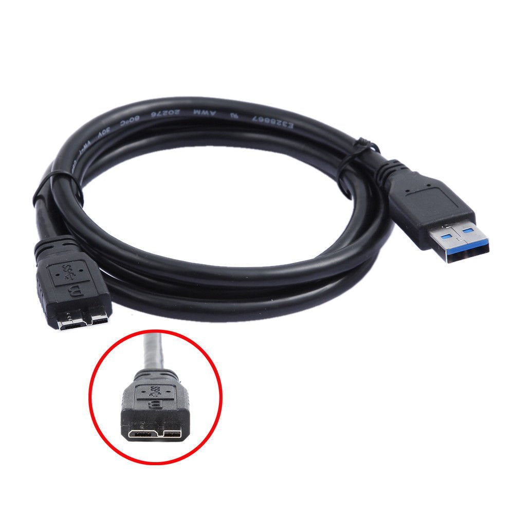 Maxllto 6Feet Usb 3.0 Data Cable Cord For Western Digital Wd My Book External Hard Drive