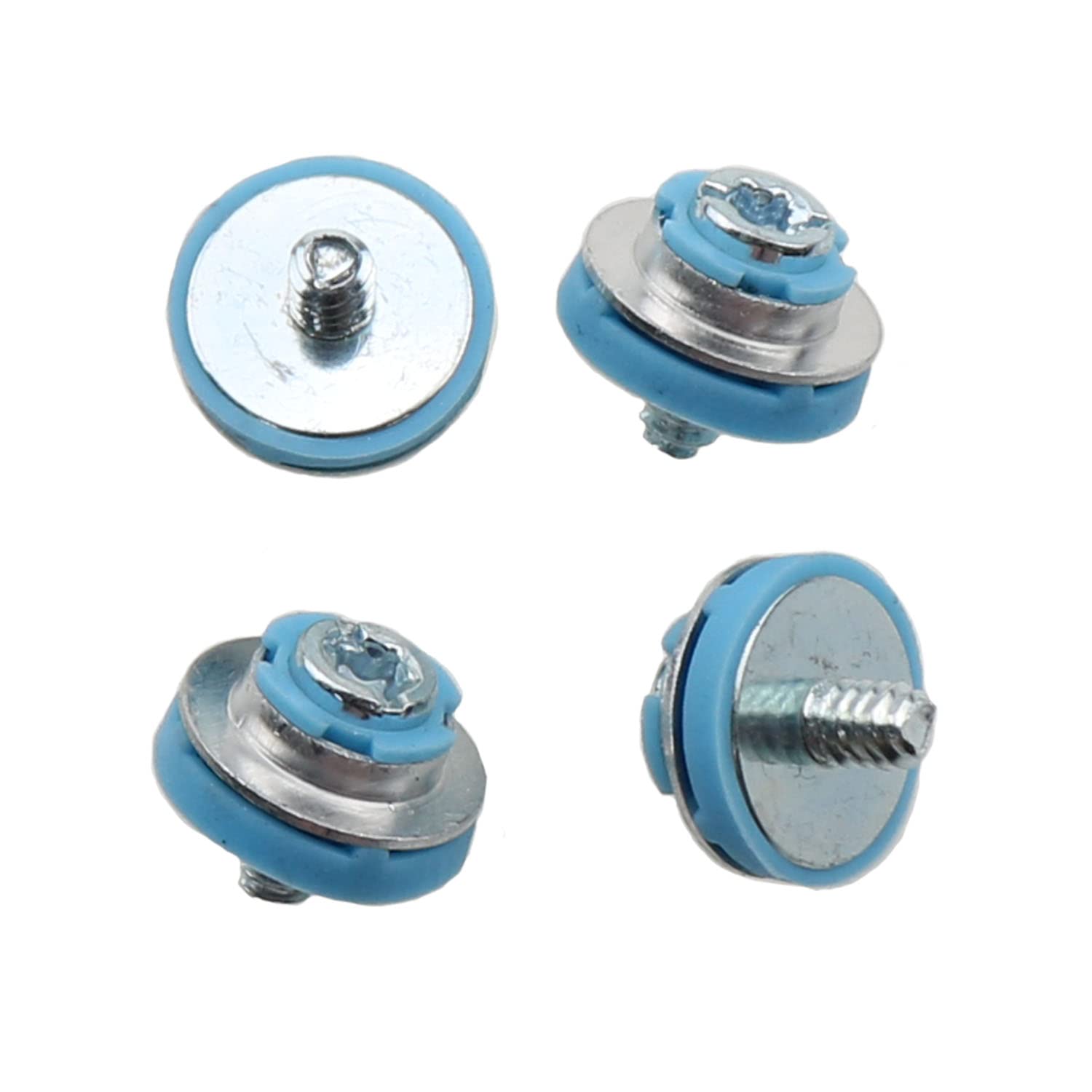 Zzhxsm 4Pcs Hard Drive Mounting Screw Blue Rubber Pad Hard Drive Isolated Installation Screws For Hp 3.5 Hdd Dc7800 Dc7900 8000