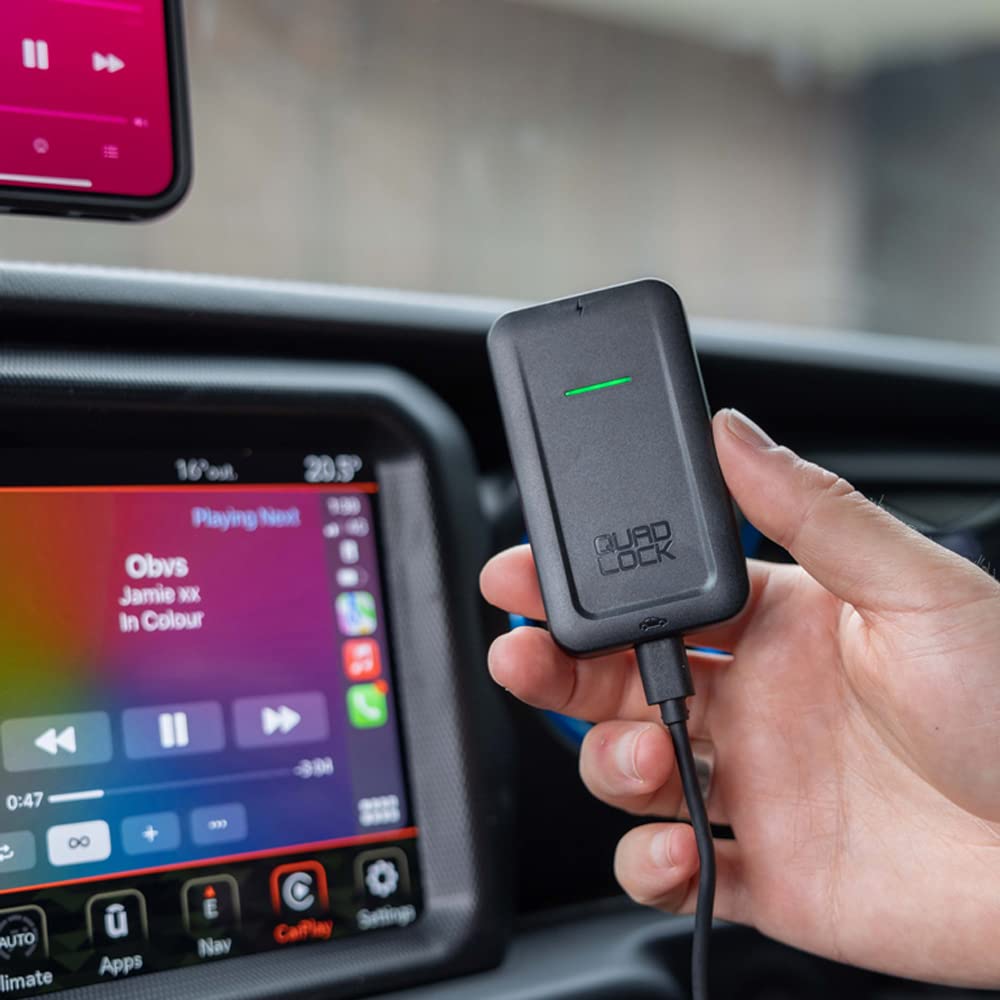 Quad Lock Wireless Adaptor For Apple Carplay
