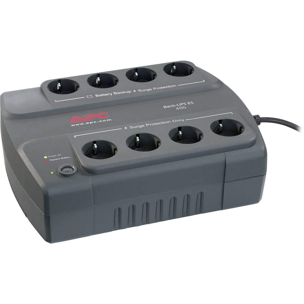 Be400Gr   Apc Back Ups Es 400Va Desktop Ups 400 Va240 W   0.09 Hour Full Load   4 X Schuko Cee 7   Surge Protected 4 X Schuko Ce