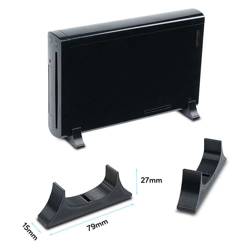 Xberstar Wii U Console Holder Vertical Stand For Wii U Console 3D Printing Stand Cooling Holder Base Horizontal Support Mount (B