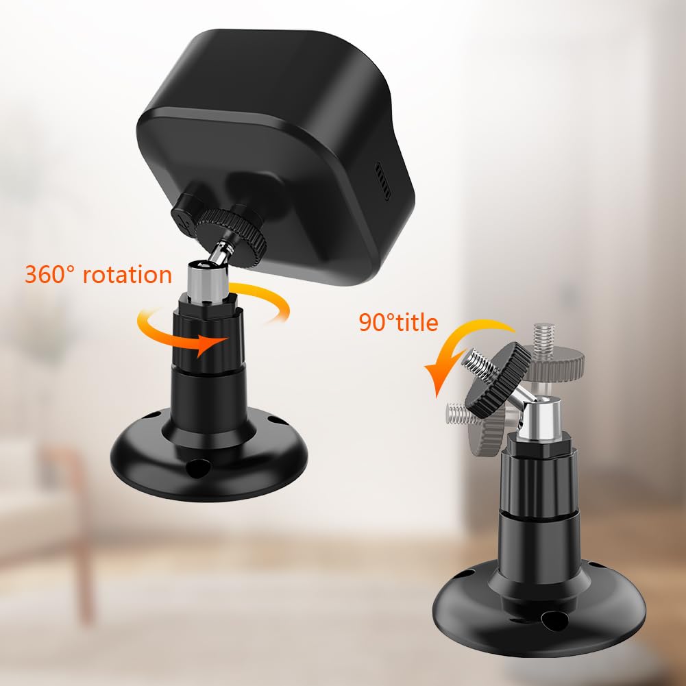 All New Blink Camera Wall Mount For Blink Outdoor(4Th & 3Rd Gen) Camera,Weatherproof Protective Housing And 360 Degree Adjustable Mount For Blink Camera System (Black)