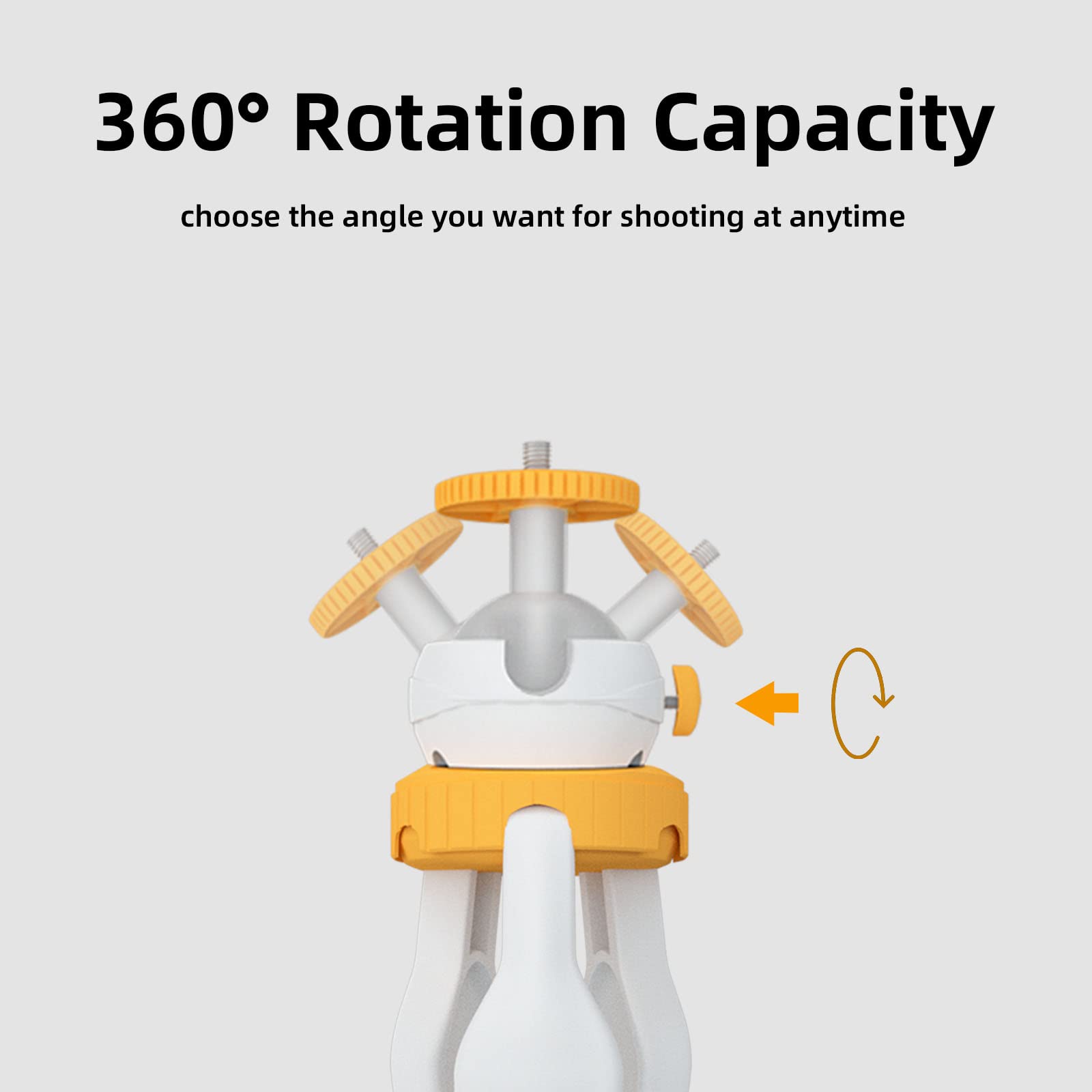 Photootlex Mini Camera Tripod With 360Adjustable Ball Head | Compact Camera Light Tripod Stand Suit For Tofu Light | Mini Projec