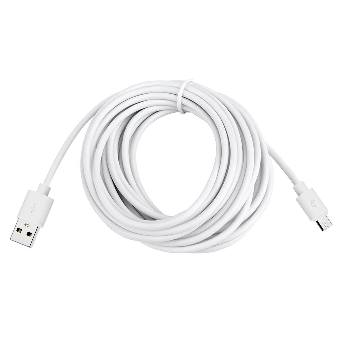 Smays Charger Cord Replacement For Wyze Cam V3, Nest, Yi Dome, Arlo Q Camera, Blink, Ring Mini Cam   12 Ft Micro Usb Cable Power