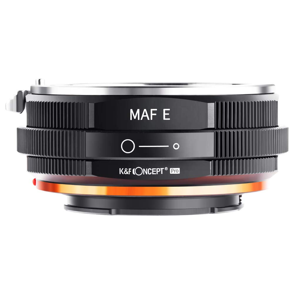 K&F Concept Lens Mount Adapter Compatible For Sony Alpha Minolta Af A Type Lens To Nex E Mount Mirrorless Camera With Matting Varnish Design