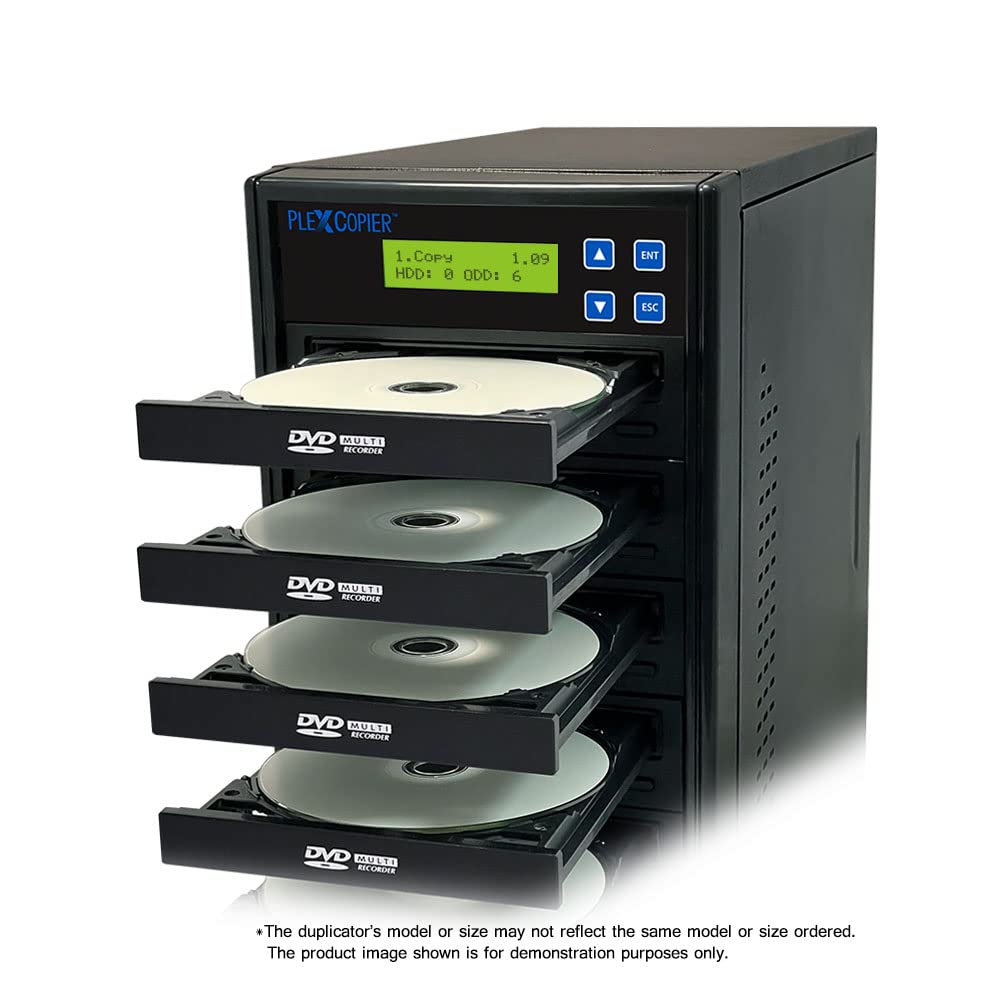 Plexcopier 24X Sata 1 To 5 Cd Dvd M Disc Supported Duplicator Writer Copier Tower With Free Dvd Video Copy Protection