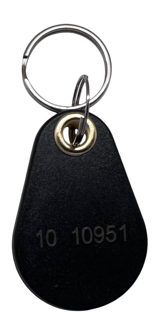 2 Pcs 26 Bit Proximity Key Fobs Black Tear Drop Weigand Prox Keyfobs Compatable With Isoprox 1386 1326 H10301 Format Readers. Wo