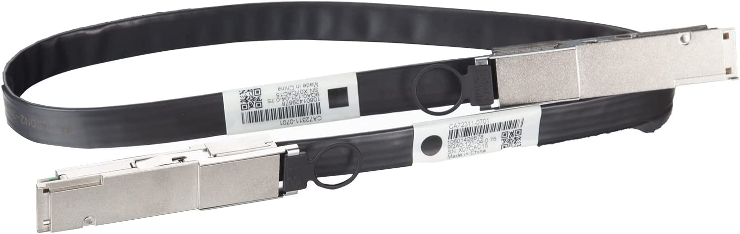 10Gtek 56G Qsfp+ Dac Cable   56Gbase  Passive Direct Attach Copper Twin Axial Flat Cable With 3M Twin Axial Cable Technology For