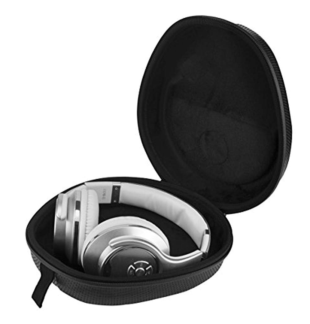 Audio-Technica Ath-M50X Professional Studio Monitor Headphones | Black Bundle With Full Sized Hard Body Headphone Case And Micro