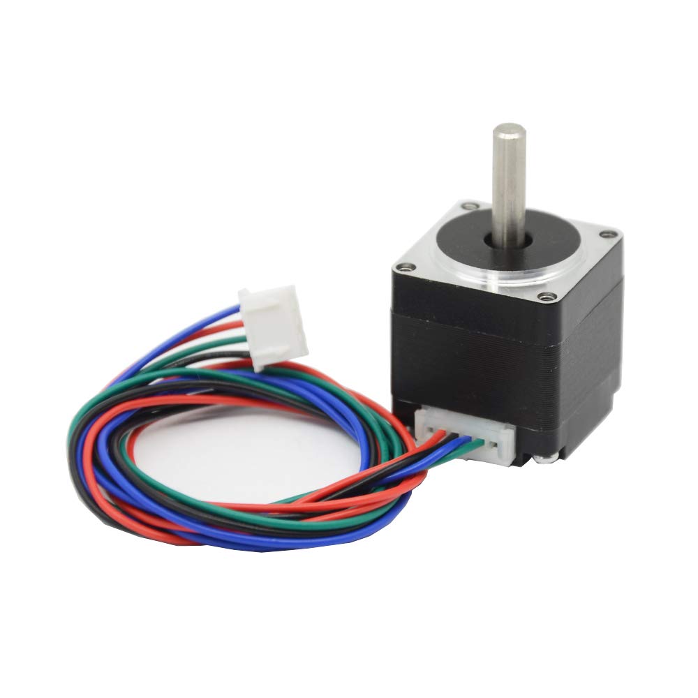 Iverntech Nema 11 Stepper Motor 28mm Body 1.8 Stepper Angle 0.8A 2 Phase 4-Lead with 50CM Cable for 3D Printer, CNC Machine and 