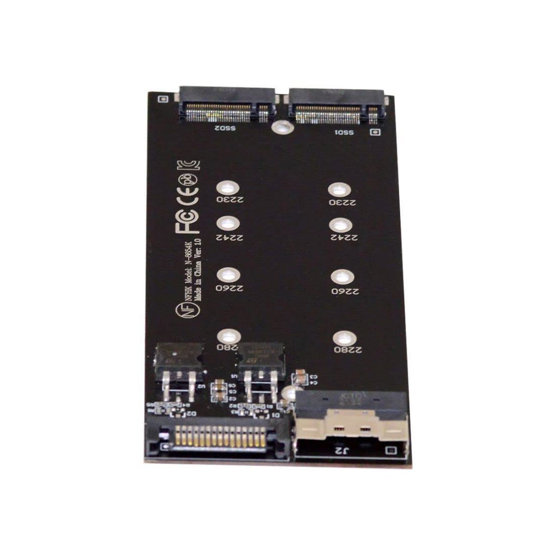 Chenyang Dual 2X M.2 Nvme Ahci To Slimline Sff 8654 8X Pcie Express 3.0 4.0 Raid Card Vroc Raid0 Hyper Adapter