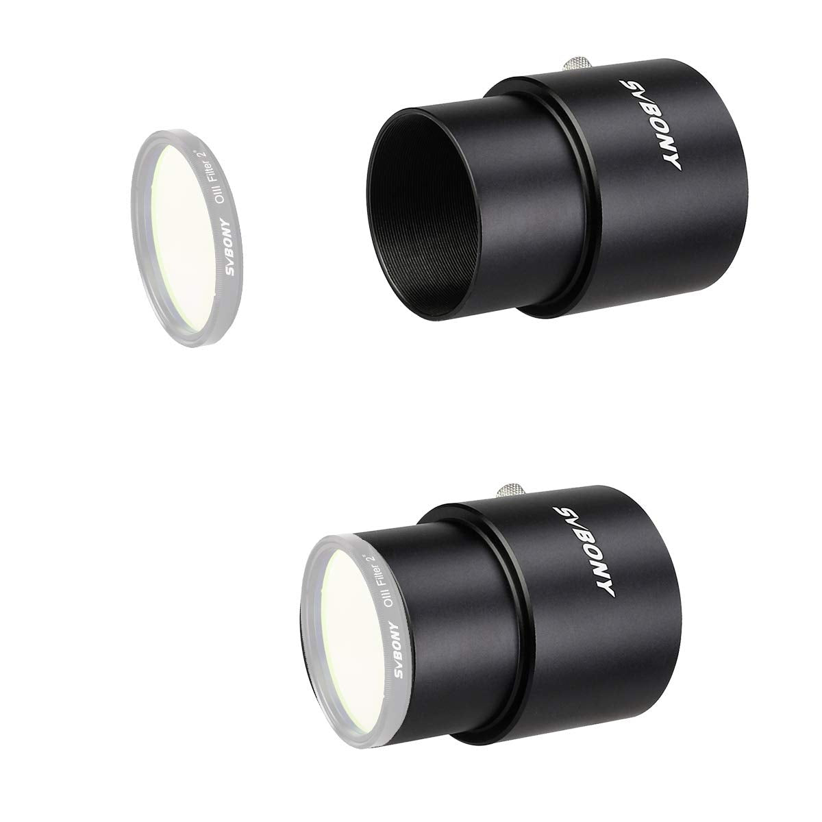 Svbony Sv158 2Inch Extension Tube Telescope Extension Tube Optical Length 45Mm For Astrophotographic Applications (75Mm)