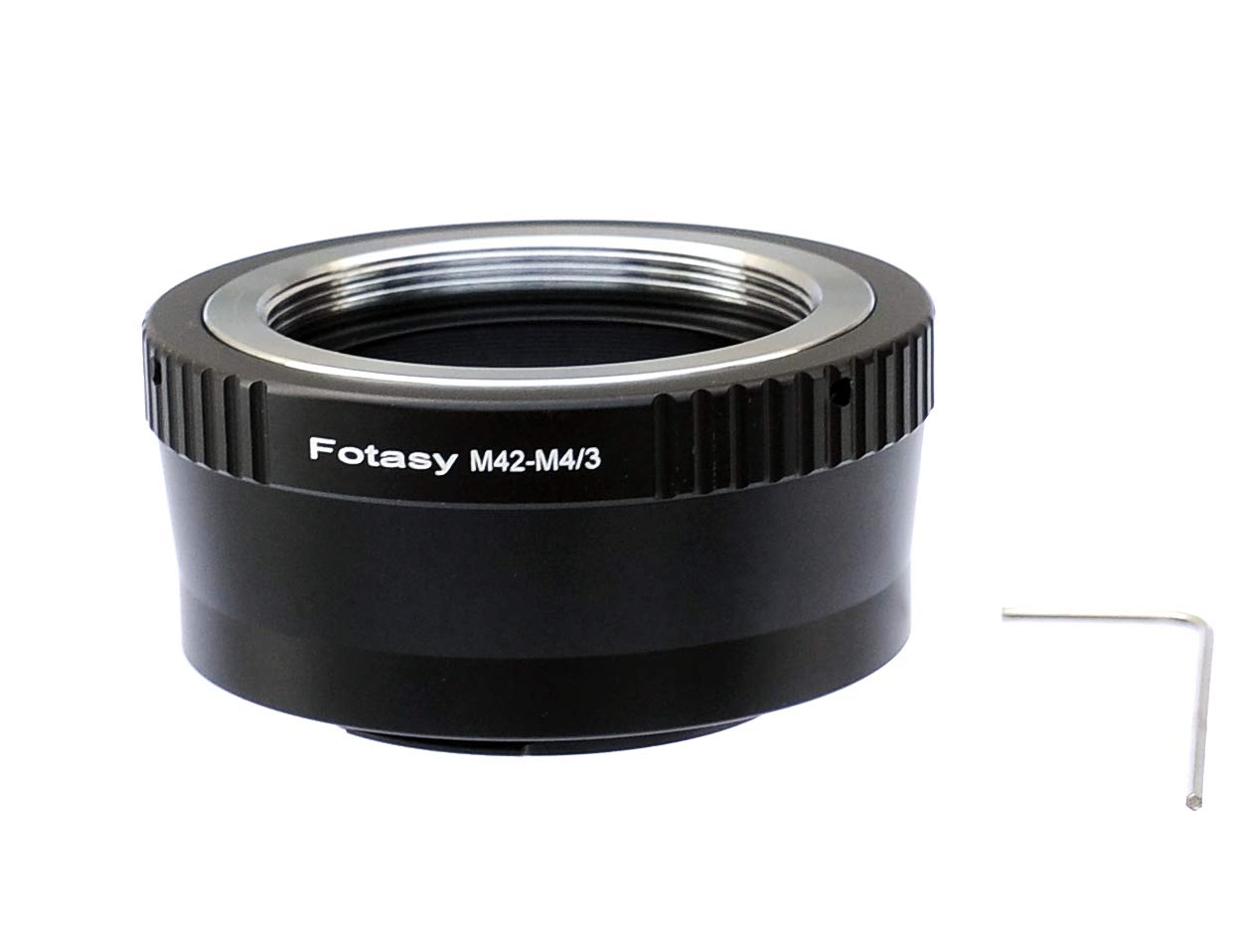 Fotasy Adjustable M42 Lens To M43 Adapter, 42Mm Screw Mount To Mft, Fits Olympus E-Pl8 E-Pl9 E-M1 E-M5 E-M10 I Ii Iii E-Pm2 E-Pm