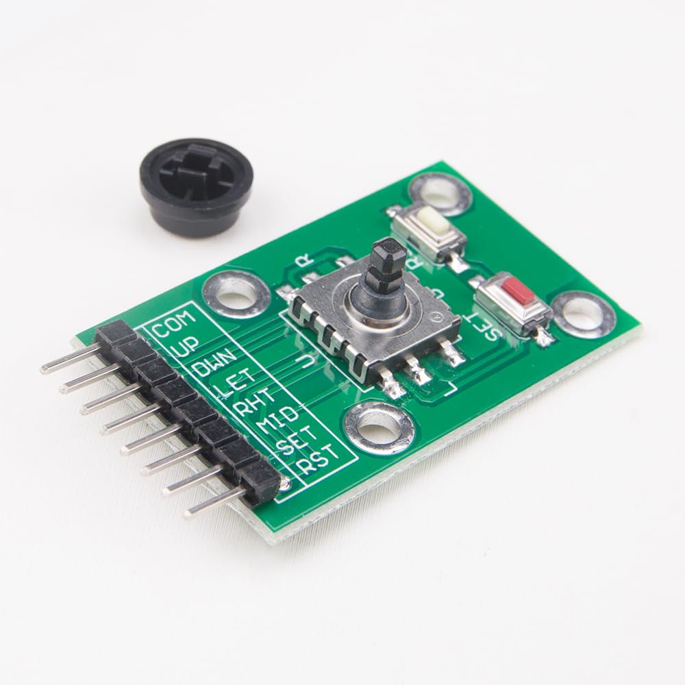 Koobook 2Pcs 5 Channel Five Direction Navigation Button Module 5D Rocker Joystick Independent Keyboard For Arduino Mcu