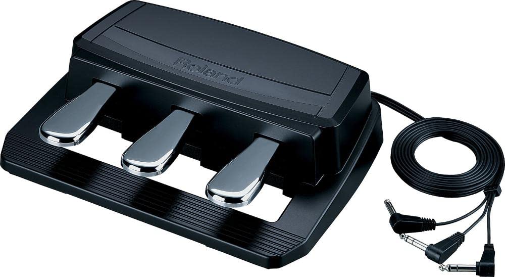 Roland RPU-3 Electronic Keyboard Pedal or Footswitch, 3 Pedal (RPU-3)