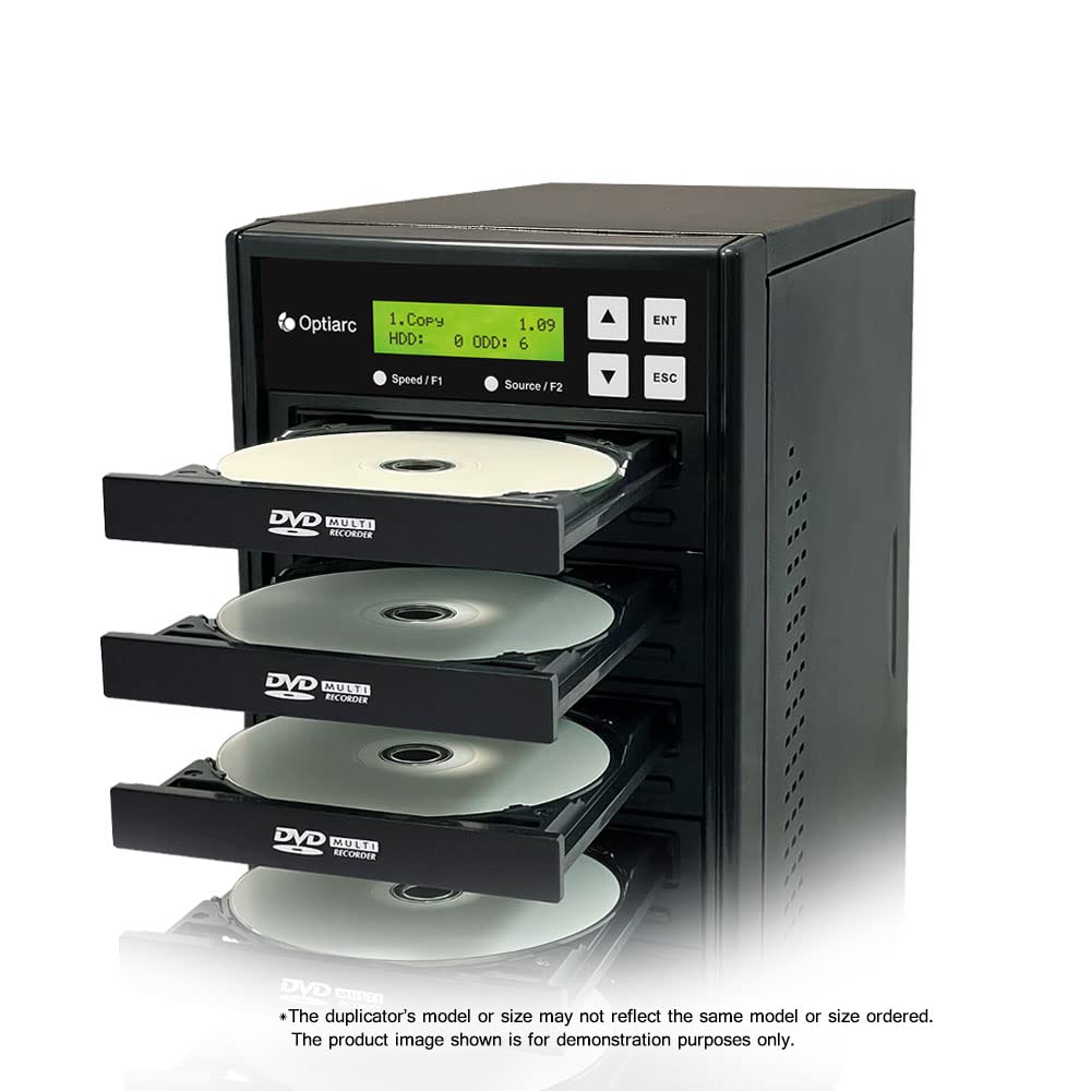 Optiarc 1 To 5 24X Burner M Disc Support Cd Dvd Duplicator   Standalone Copier Duplication Tower Opt S5T Dvd Bk