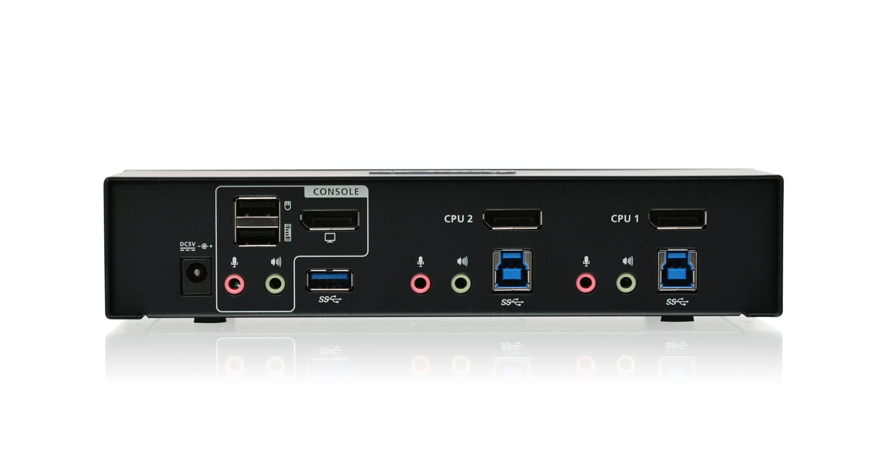 2 Port 4K Displayport Kvmp With Usb 3.1 Gen 1 Hub And Audio (Taa) Gcs1932
