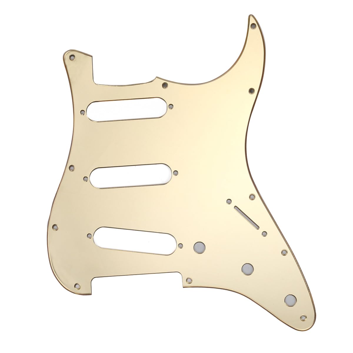 Musiclily SSS 11 Hole Strat Electric Guitar Pickguard for Fender USA/Mexican Made Standard Stratocaster Modern Style Guitar Part